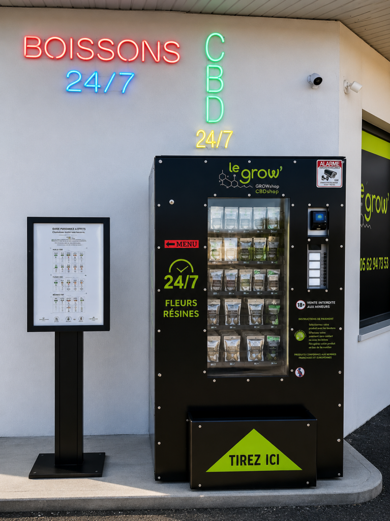 Distributeur CBD 24h/24 Tarbes